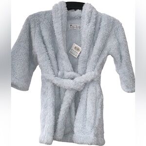 The Little Giraffe Pale Blue Toddler’s Robe Size 2-4 Years NWT